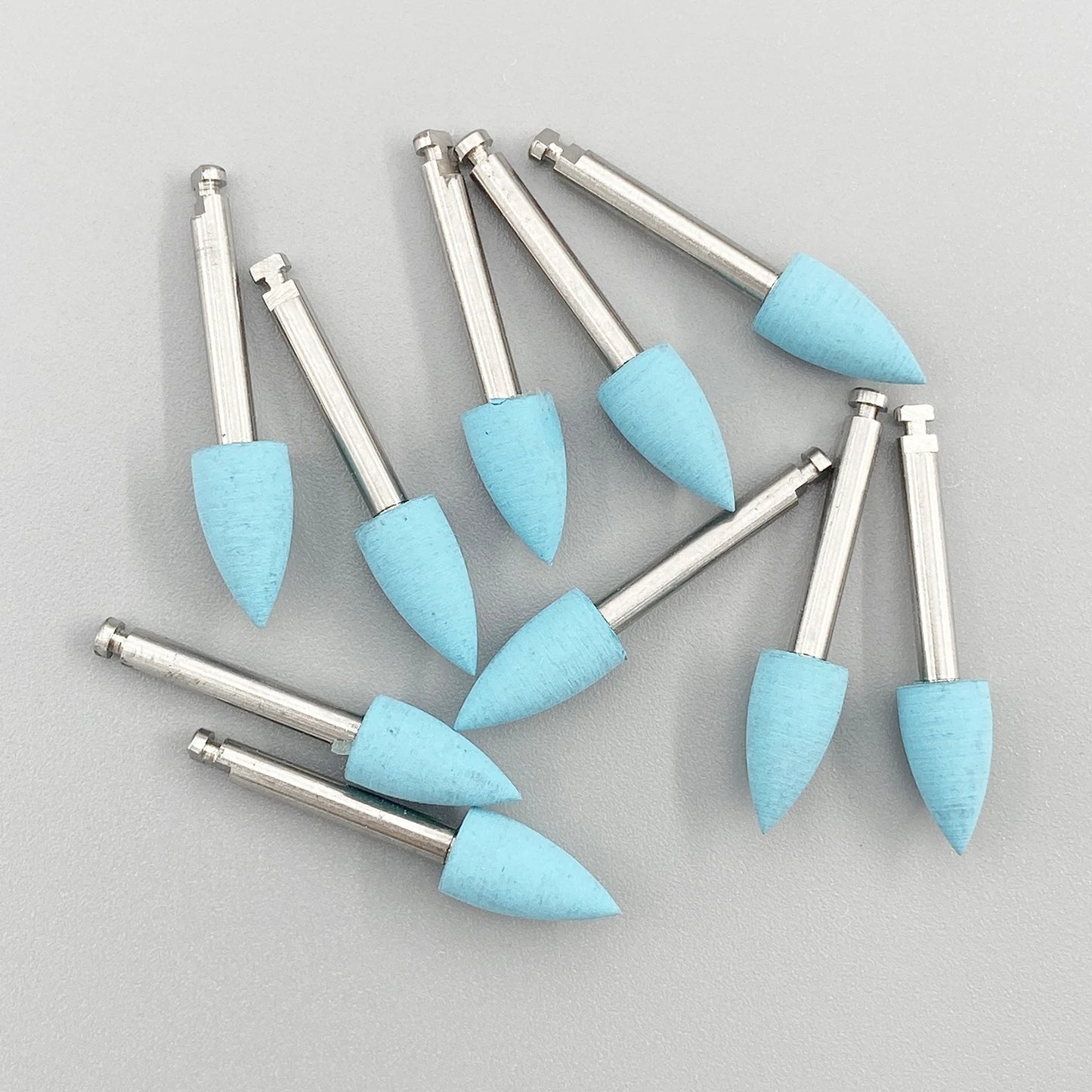 WELLCK Dental Silicone Grinding Heads – 12/10pcs Teeth Polisher for Low-Speed Dental Tools & Lab Use