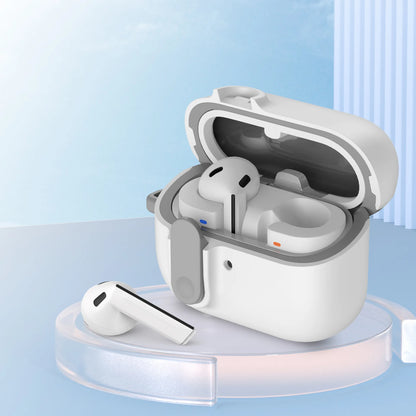 Secure Lock Case for Samsung Galaxy Buds 3 / 3 Pro – Wireless Charging Compatible with Keychain & Cleaner Kit