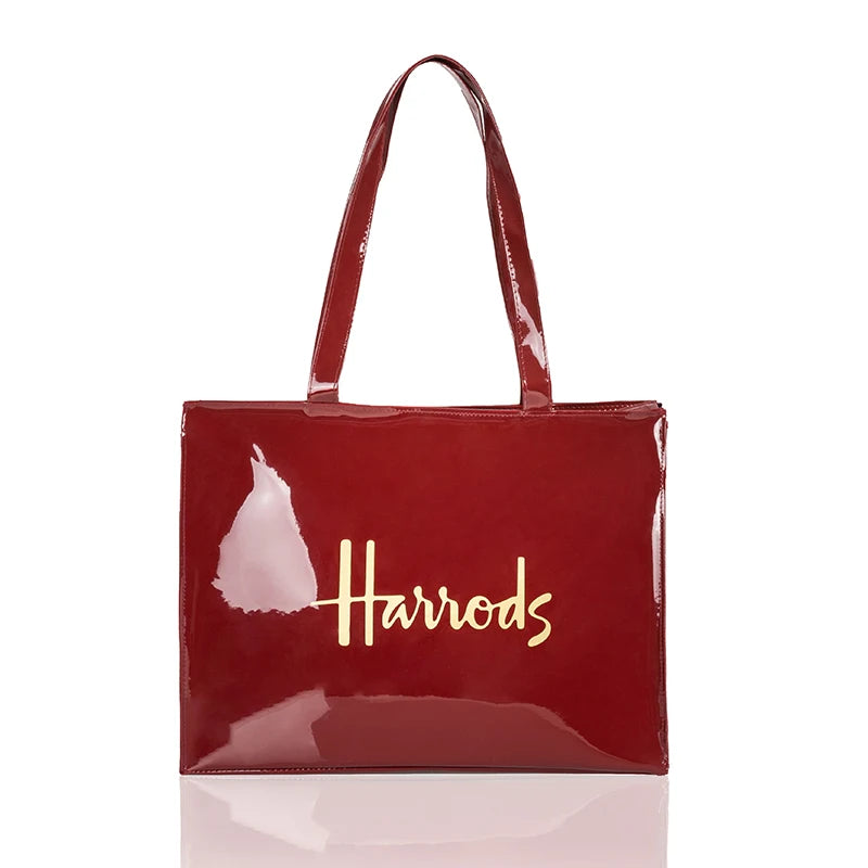 Simple Stylish PVC Reusable Shopping Bag – Luxury Eco-Friendly Waterproof Tote for Summer Beach