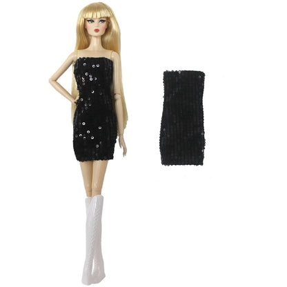 NK Princess Wedding Dress for 30CM Dolls – 1/6 Doll Clothes with Noble Skirt & 11.5" Doll Shoes, Perfect Gift