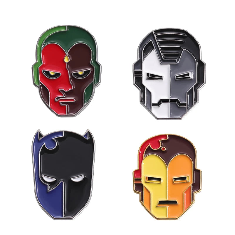 Cartoon Anime Character Enamel Pins – Cute Little Monk Brooches Lapel Badges, Funny Jewelry Gift for Friends