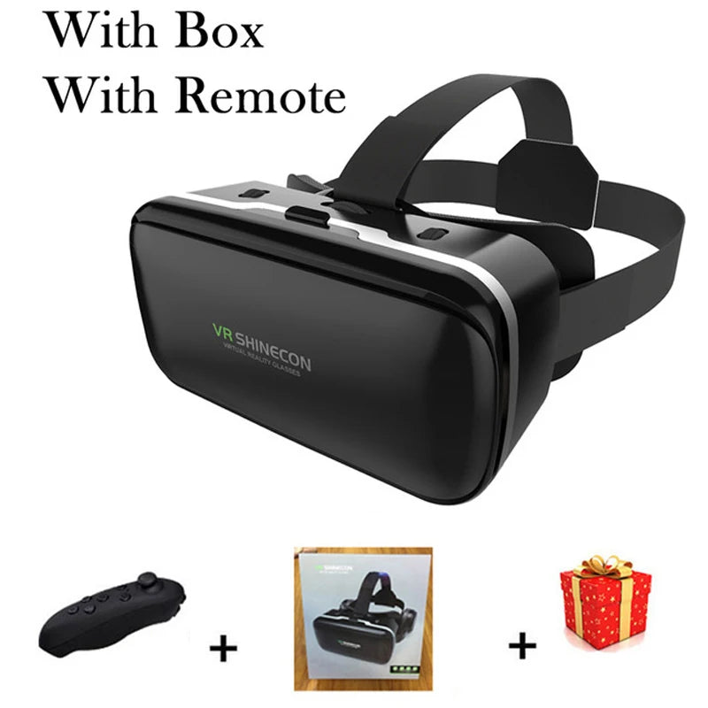 VR Shinecon 10.0 3D Virtual Reality Headset – Helmet Goggles for Smartphone Gaming