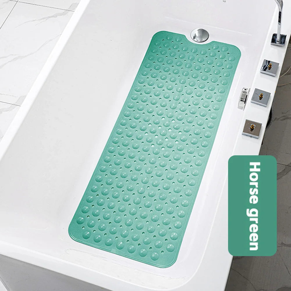 40×100cm Bathroom Non-Slip Mat – Long PVC Bathtub & Shower Foot Massage Mat