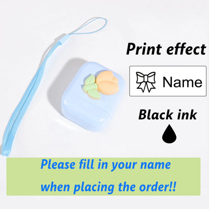 Custom Kids Name Stamp - Personalized Waterproof Clothing Label & Signature Seal