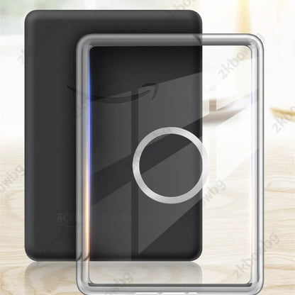 Transparent Acrylic Back Case for Kobo Clara & Clara Colour 6" – Magnetic Rotating eReader Cover