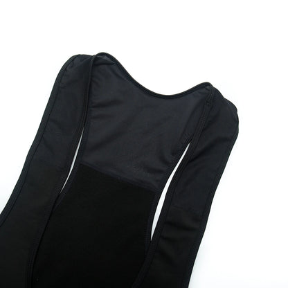 YKYWBIKE Men's Thermal Fleece Cycling Bib Tights – Warm Road Bike Pants for 5-15°C Riding