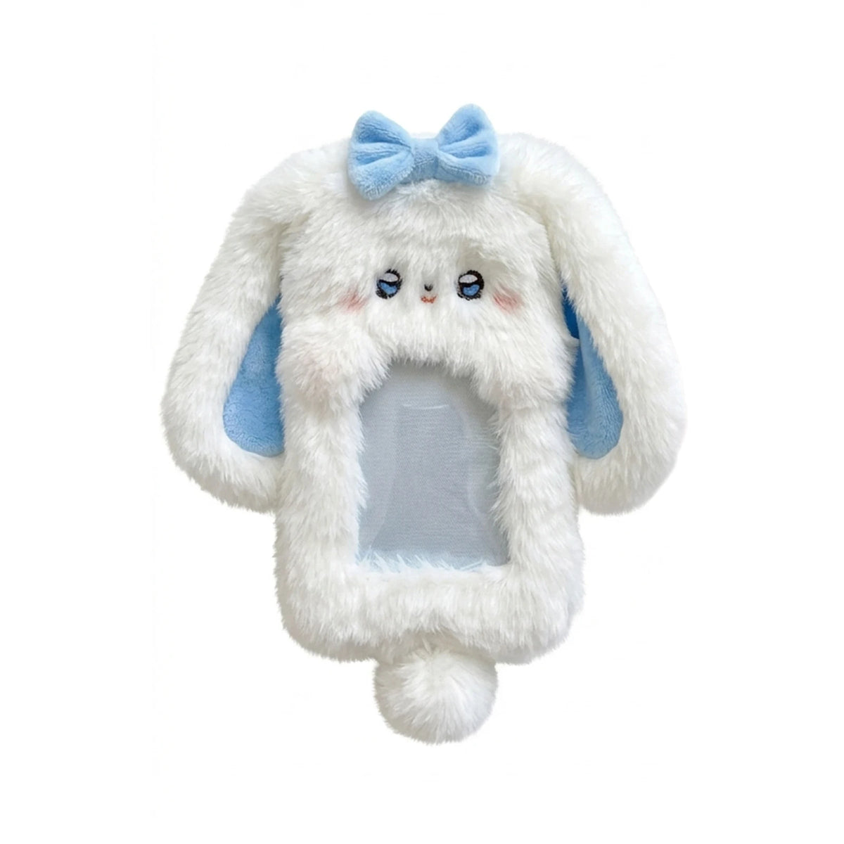 Little Devil Plush Card Holder - Cute Student ID, Bus Card & Photo Card Protector Pendant Case