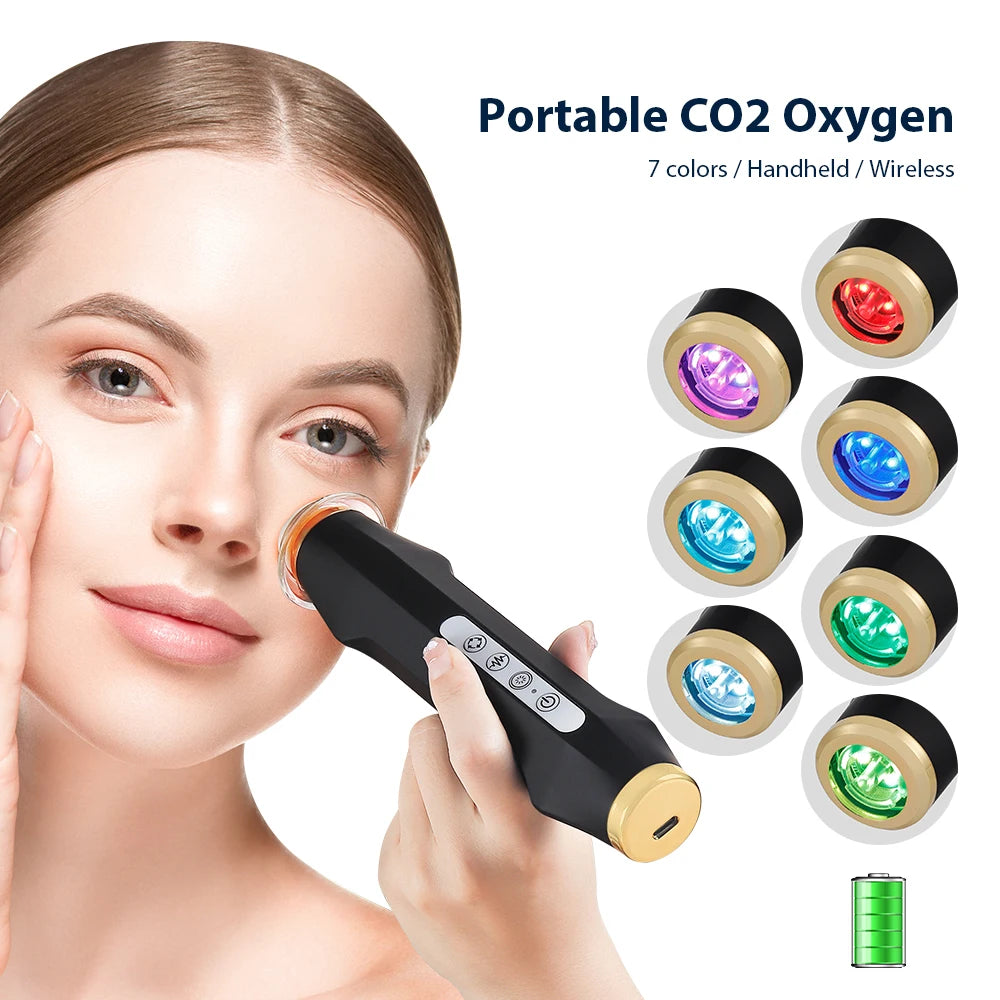 Oxygen Bubble Pen - Portable CO2 Oxygen Facial Machine for Skin Care, Facial SPA & Beauty Treatment