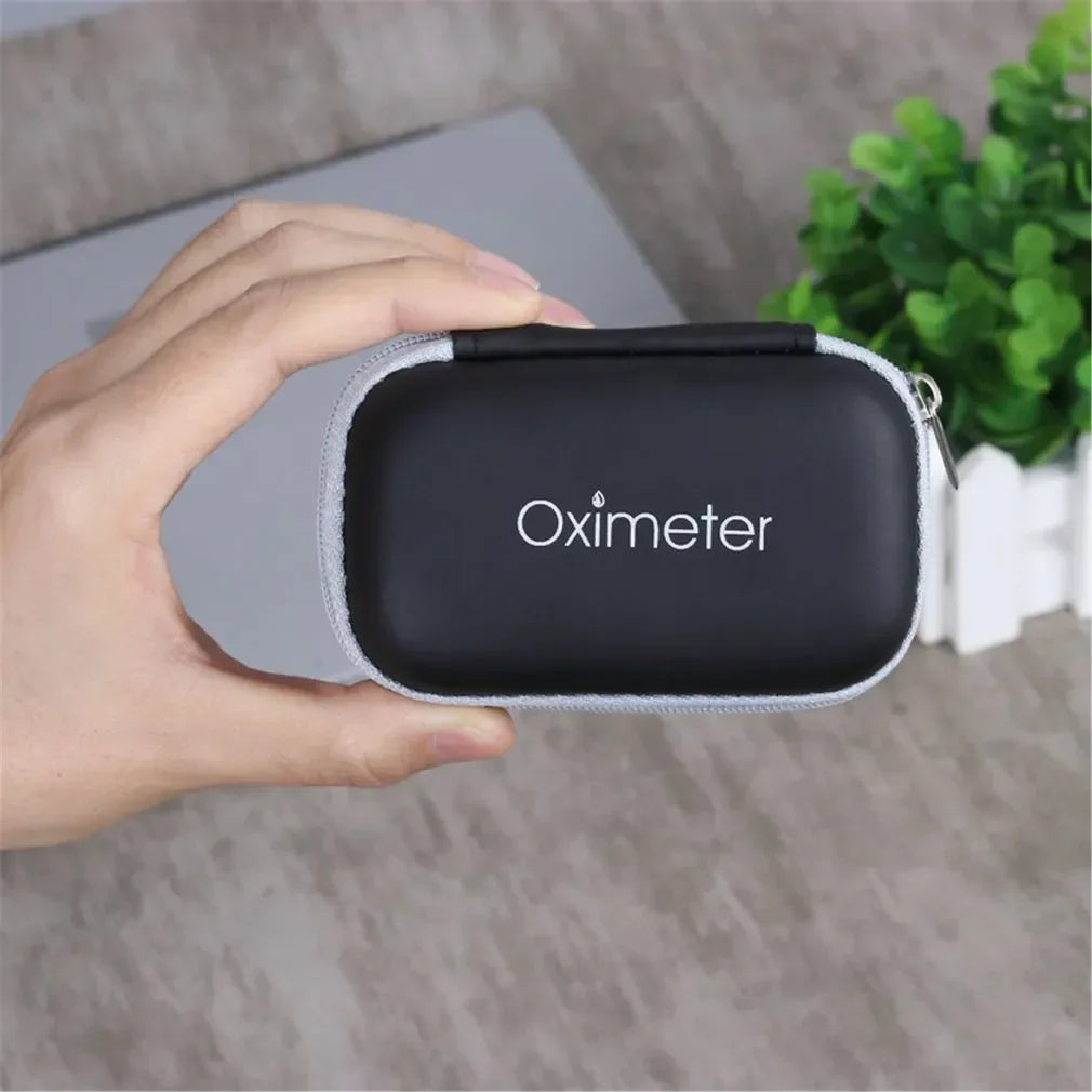 JUSTLANG Oximeter Storage Box – Tool Bag Pouch for Travel Essentials, Protective Kit with Organized Layout