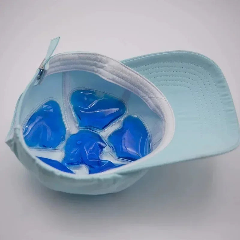 Hot & Cold Gel Ice Pack — Cool Down Helmet Pack for Headache Relief and Outdoor Soothing