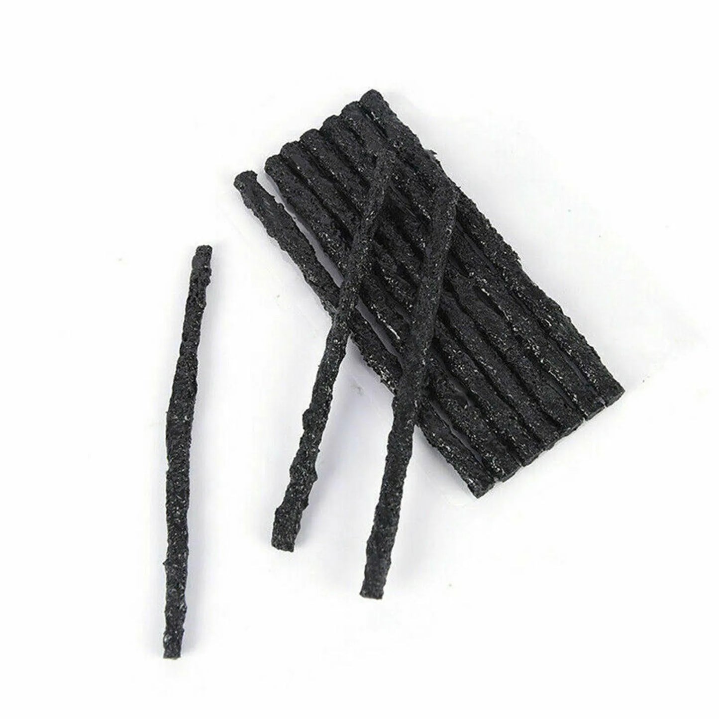 50Pcs 10cm Tubeless Tire Repair Rubber Strips - Emergency Puncture Plugs for Cars and Motorcycles, Seal Tape Repair Tool