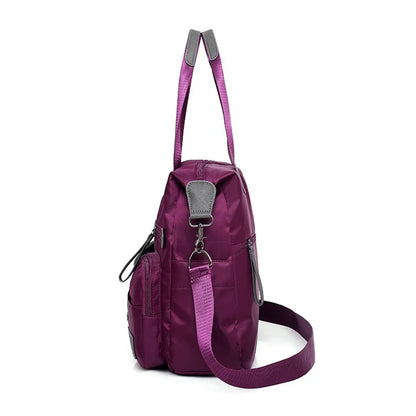 New Fashionable Minimalist Nylon Crossbody Bag - Waterproof, Multi-Functional, Large Capacity with Zipper for Women, Ideal for Travel