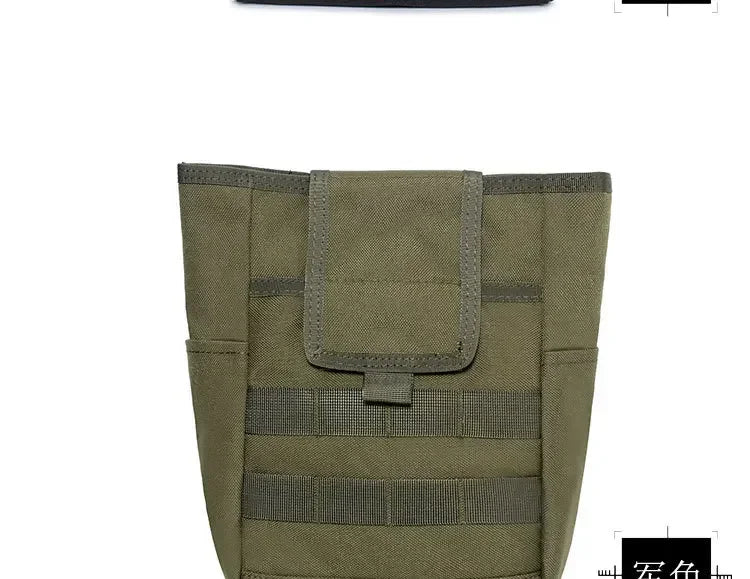 Foldable Molle Dump Pouch – Ammo Magazine Waist Pack, Hunting & EDC Utility Bag