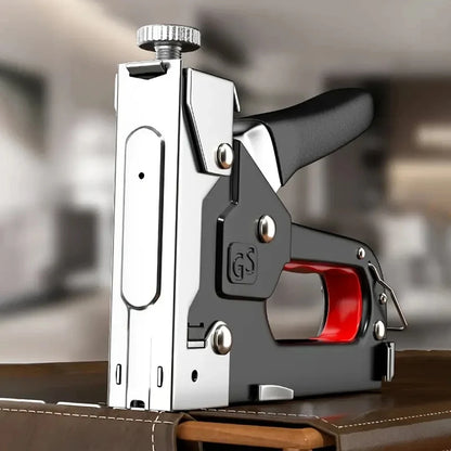 4-in-1 Nail & Staple Gun Kit — 4000 Staples, Multi-Purpose Tool for Wood, Fabric & DIY Home Repairs