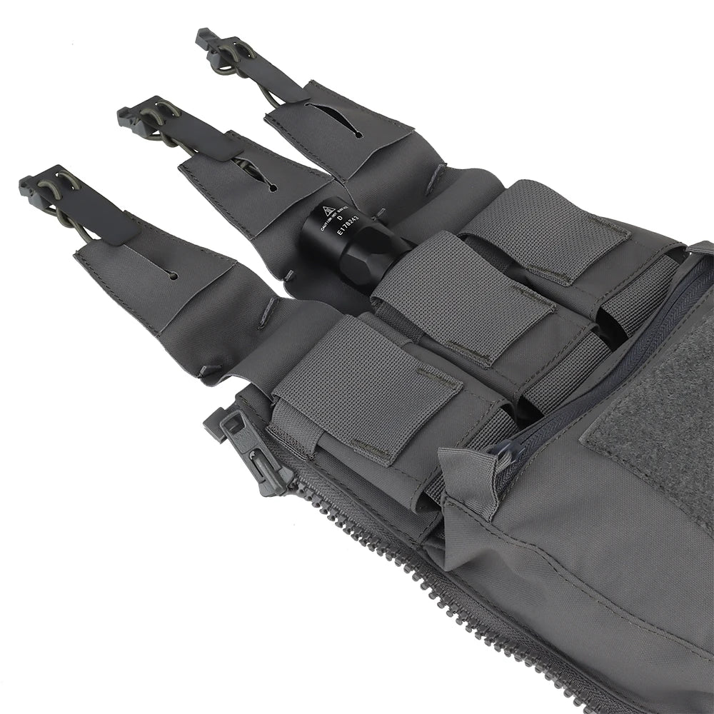 Assault Adapt Banger Back Panel Zip-On Rear Pack – Tactical Vest FCPC V5 Plate Carrier Accessories Bag with GP Pouch & Multitools Pocket
