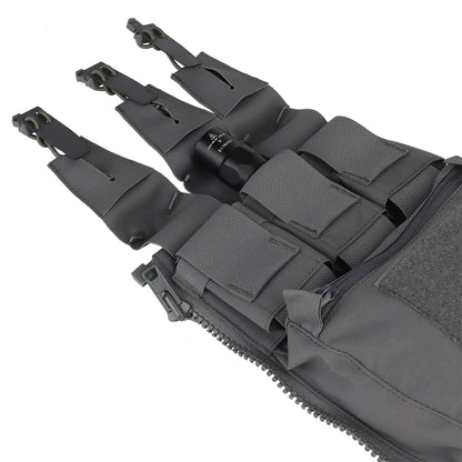 Assault Adapt Banger Back Panel Zip-On Rear Pack – Tactical Vest FCPC V5 Plate Carrier Accessories Bag with GP Pouch & Multitools Pocket