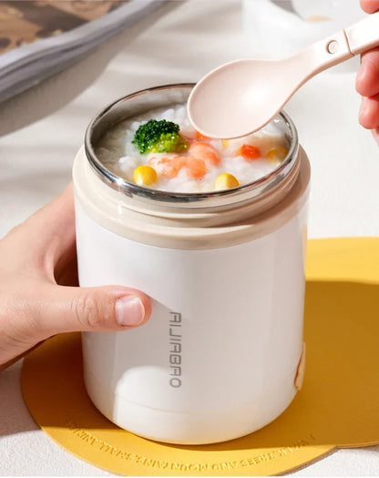 600ML USB Electric Heating Lunch Box - Portable Food Warmer Container, Stainless Steel, Suitable for Milk, Drinks and Food, 5V/12V/24V