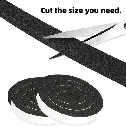 4M Foam Self-Adhesive Sealing Strip - Wearable Sliding Dustproof Sponge Tape for Door & Window - Soundproof Home Insulation