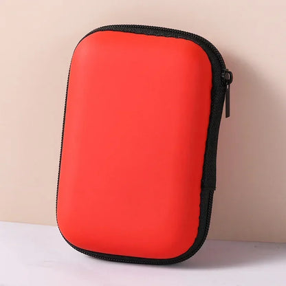 Sundries Travel Storage Bag – Zipper Case for Earphones, Portable Cable Organizer, Electronics Charging Storage