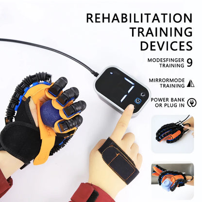 2025 Hand Rehabilitation Robot Gloves – Stroke & Hemiplegia Finger Exercise Trainer for Rehabilitation Therapy Device