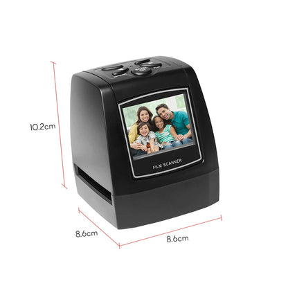 Portable Negative Film Scanner - 35mm/135 Slide Converter with 2.4" LCD Photo Viewer & Digital Image Editing