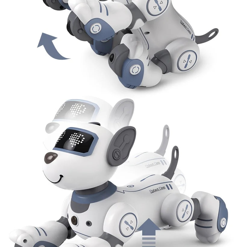Intelligent Robot Dog Toy - Remote Control, Sing & Dance, Smart Interactive Programmable Puppy for Kids