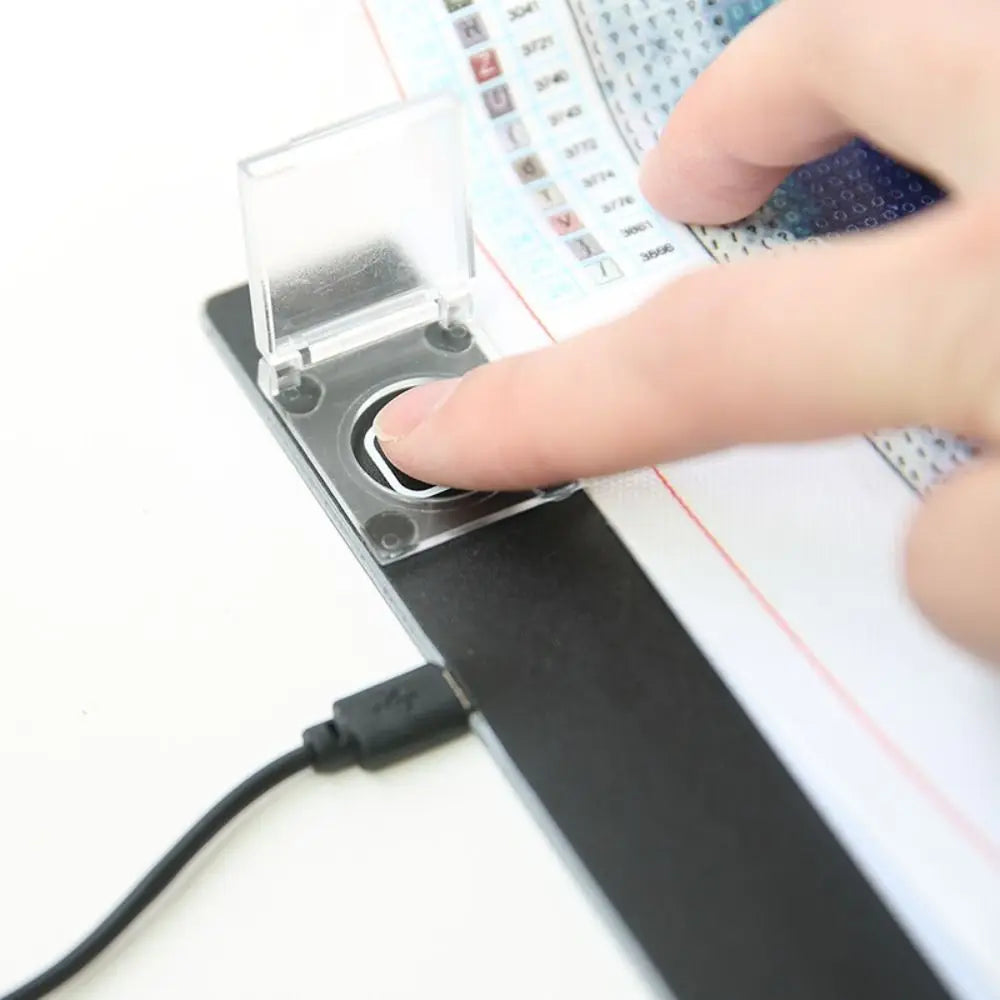 Diamond Accessories LED Light Pad Switch Cover – Dustproof Plastic Protector for Drawing Light Box Touch Buttons