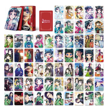 The Apothecary Diaries Anime Stickers & Photo Cards – 92-Piece Double-Sided Color Printed LOMO Collectible Card Set & Gift