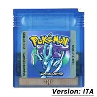 Pokemon GBC Game Cartridge — Red, Blue, Crystal, Gold, Green, Silver, Yellow 16-Bit for GB/SP