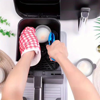 Air Fryer Silicone Egg Poacher Cups – 1pc/4pcs Non-Stick Egg Cooker Mold