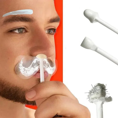 Portable Nose Wax Kit 50g-100g for Men & Women - Nail & Nose Hair Removal with Cleaning Wax Kit & Clipper