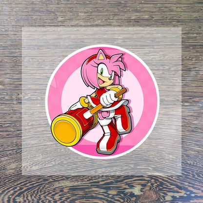 Sonic Cartoon Iron-On Patches – DIY Heat Transfer Anime Stickers for Clothing & Custom T-Shirts