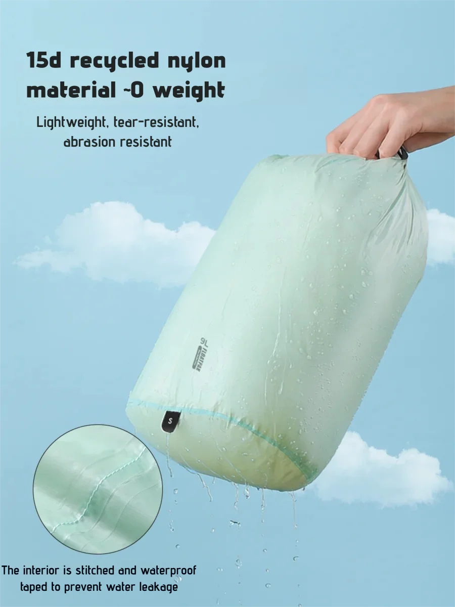 Ultralight Waterproof Dry Bag – Travel Storage Pouch & Compression Packing Cube for Camping, Hiking & Swimming Gear Organizer