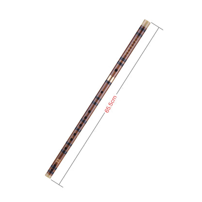 Pluggable Bitter Bamboo Dizi Flute – Handmade Traditional Chinese Woodwind Instrument, Key C/D/G for Professional Performance