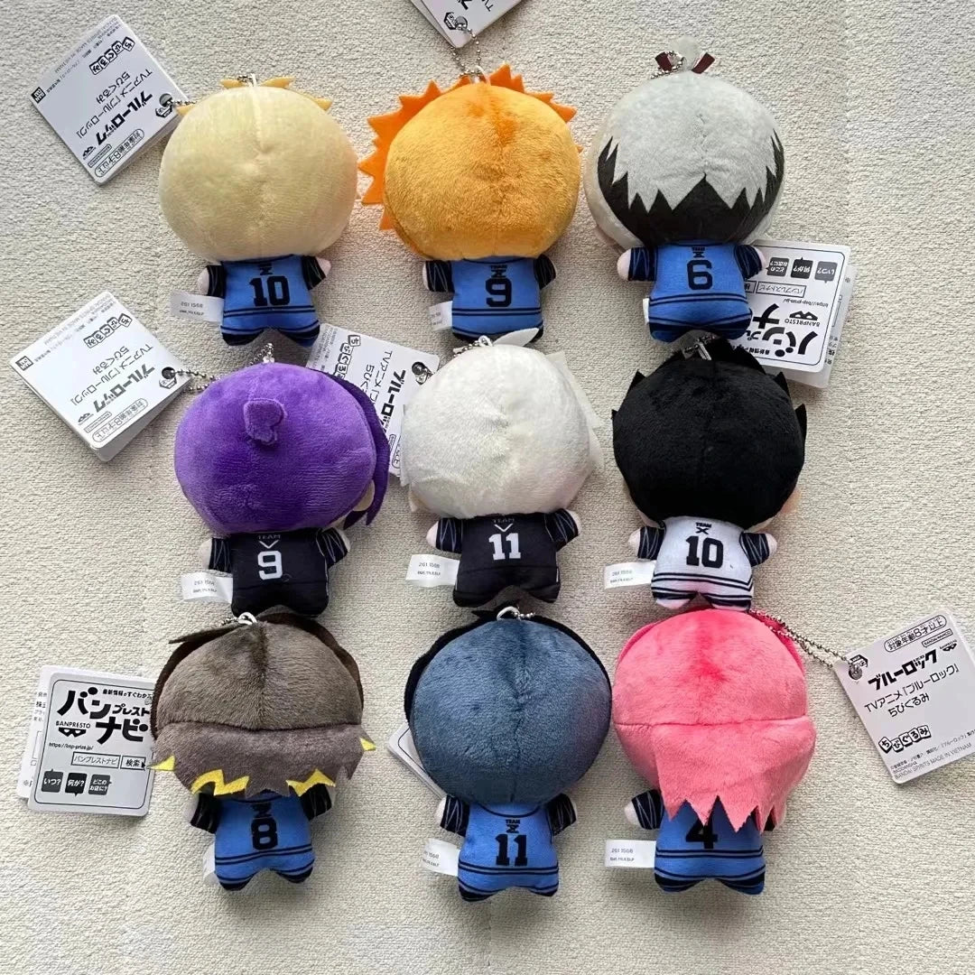 10cm Blue Lock Plush Keychain – Nagi, Seishiro, Chigiri, Hyoma, Gagamaru & Gin Soft Bag Pendant Toy Gift