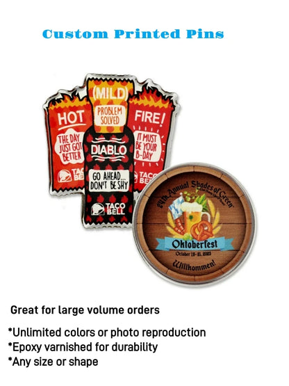 Custom Enamel Pins – Personalized Luxury Metal Logo Lapel Badge for Clothes & Anniversary Gifts