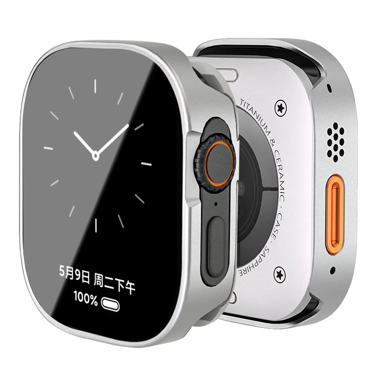 Waterproof Aluminum Alloy Case for Apple Watch Ultra 3/2 49mm – Full Coverage Metal Protective Cover for iWatch Series 11/10/9/8/7/SE3 45mm/44mm/46mm
