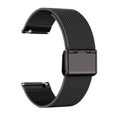 22mm/20mm Metal Watch Strap – Compatible with Garmin Vivoactive 3/4/5, Forerunner 245/645/745/965, Venu 2/3, SQ2 Music