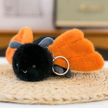 Small Insect Plush Keychain – Cute Snail & Bee Stuffed Doll Bag Pendant, Creative Toy Gift for Birthday