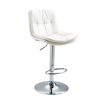 Modern Luxury Bar Stool — High Back, Rotating & Adjustable Lift, Comfortable Long-Term Seating for Home or Cash Register