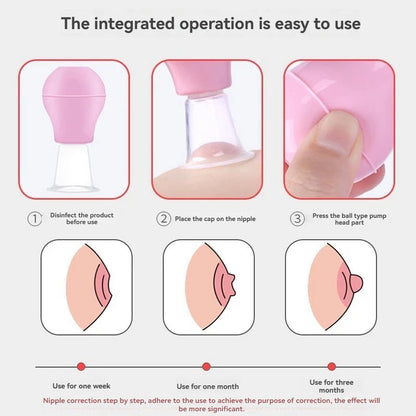 Nipple Sucker Breast Pump – Silicone Enlarger & Inverted Nipple Correction Suction Tool