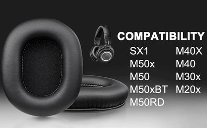 KUTOU Replacement Ear Pads for Audio Technica ATH M50X/M70/M40X/M30X & 7506 – Soft Cushion Covers