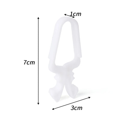 10/2PCS Plastic Clothespins — Hanging Pegs & Clamps for Laundry, Towels, Clothing, Hats, Home Storage Hooks