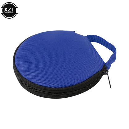 20-Disc Portable CD & DVD Storage Case - Oxford Cloth Zipper Organizer for Home & Car Use
