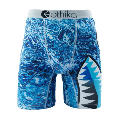 ETHIKA Men’s Sexy Breathable Boxer Shorts Plus Size S-3XL Swimming Underwear Trunks