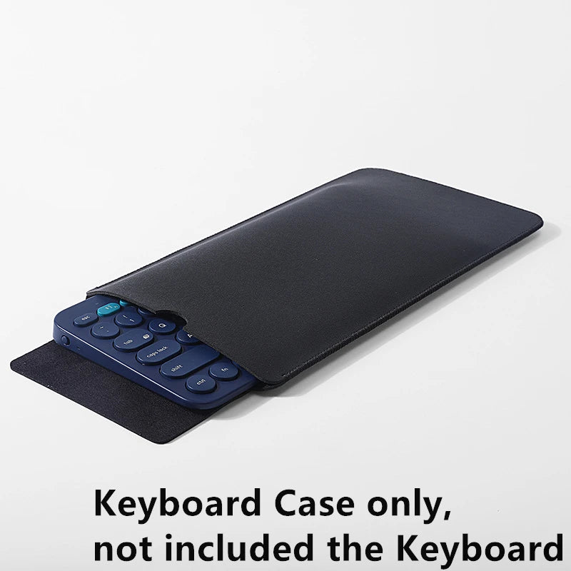 Logitech K380 PU Leather Keyboard Case - Wireless Keyboard Storage Bag and Dust Cover