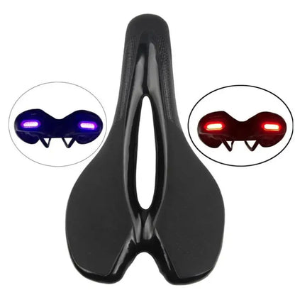 USB Rechargeable Bicycle Taillight - Soft Breathable Rear Warning Light for Road and Mountain Bikes