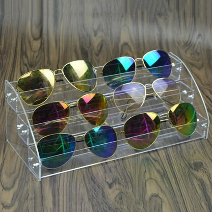Multi-Layer Acrylic Jewelry & Sunglass Organizer – Nail Polish & Eyeglass Display Stand