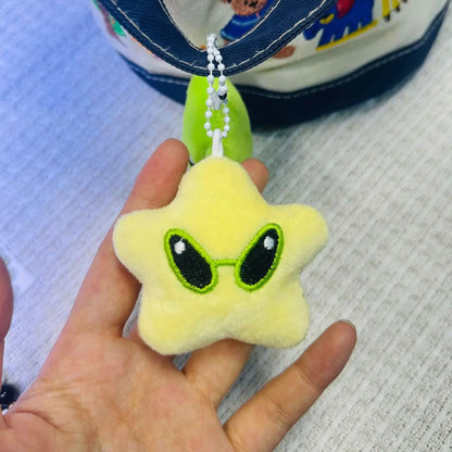 Cute Cartoon Star Doll Pendant - Versatile Phone Strap, Bag Charm & Car Keychain