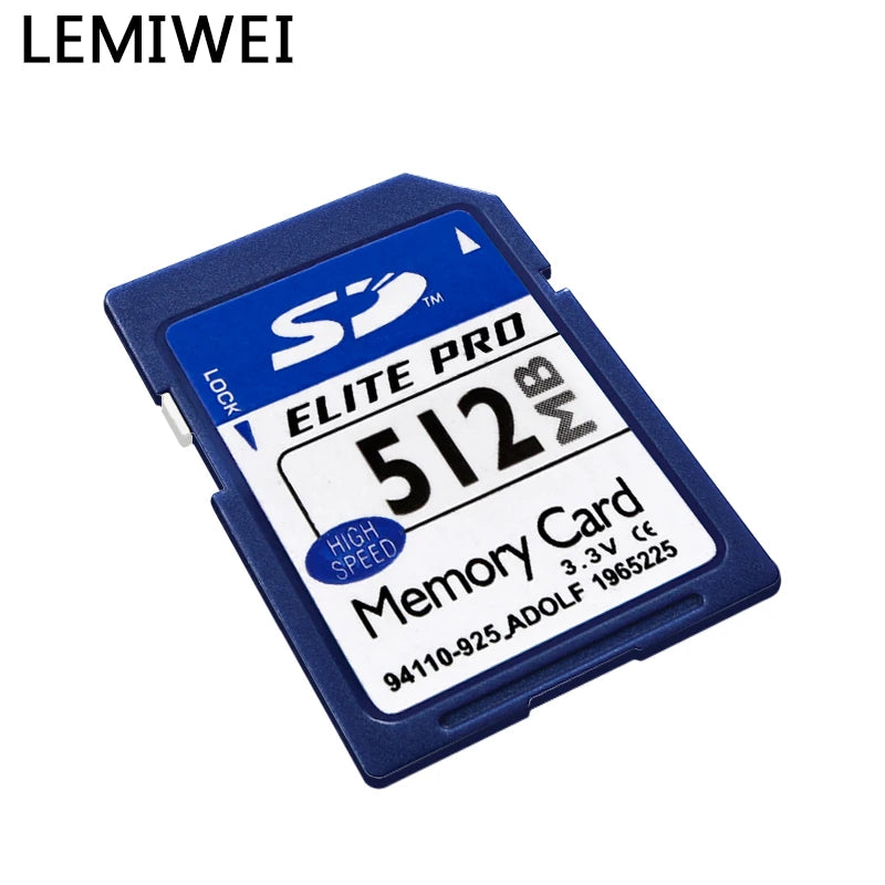 Original Lemiwei Elite Pro SD Memory Card – High-Speed UHS-I Class 10 (128MB–2GB) Durable Blue Storage Card for Testing & Desktop Use